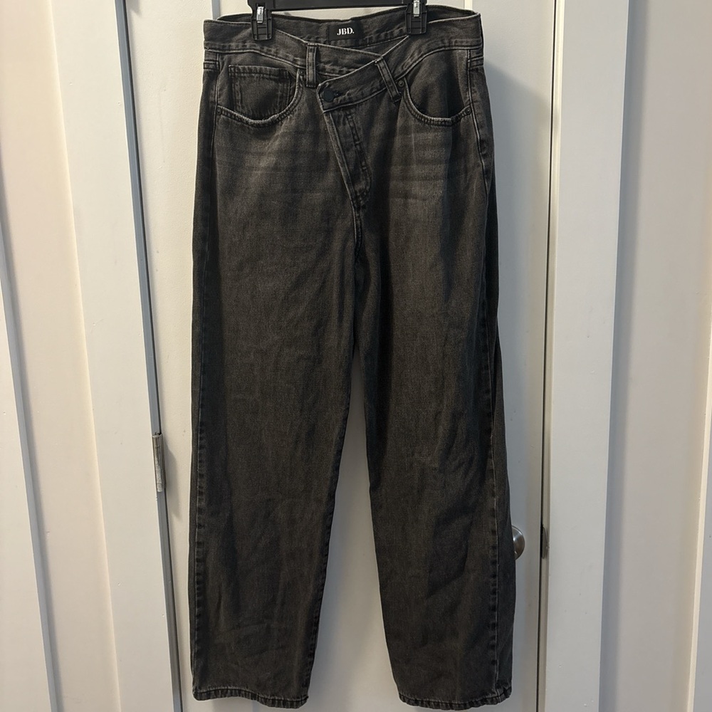 Just Black Women's Straight Leg Jeans - Dark Gray